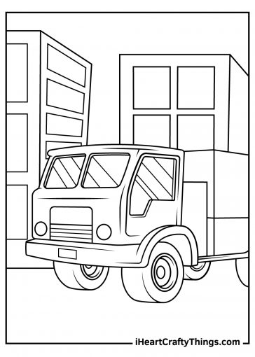 15 Truck Coloring Pages (100% Free Printables)