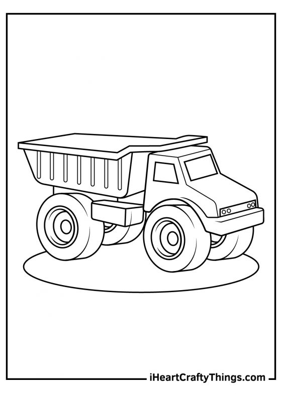 15 Truck Coloring Pages (100% Free Printables)
