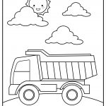 truck coloring images free pdf