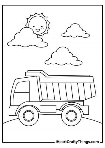 15 Truck Coloring Pages (100% Free Printables)