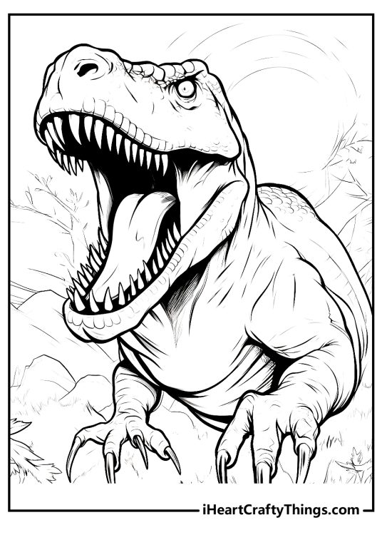 32 Tyrannosaurus Coloring Pages (100% Free Printables)