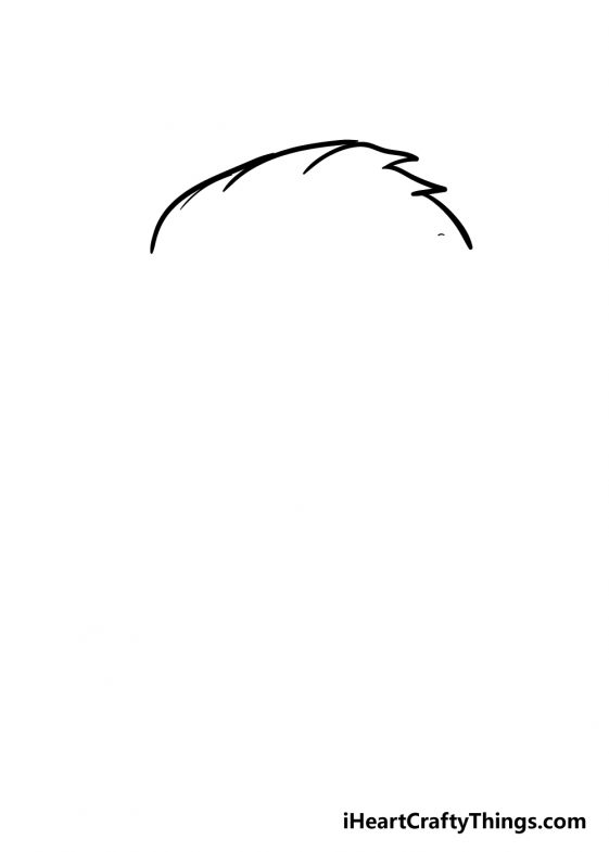 Boy's Hair Drawing - How To Draw Boy’s Hair Step By Step