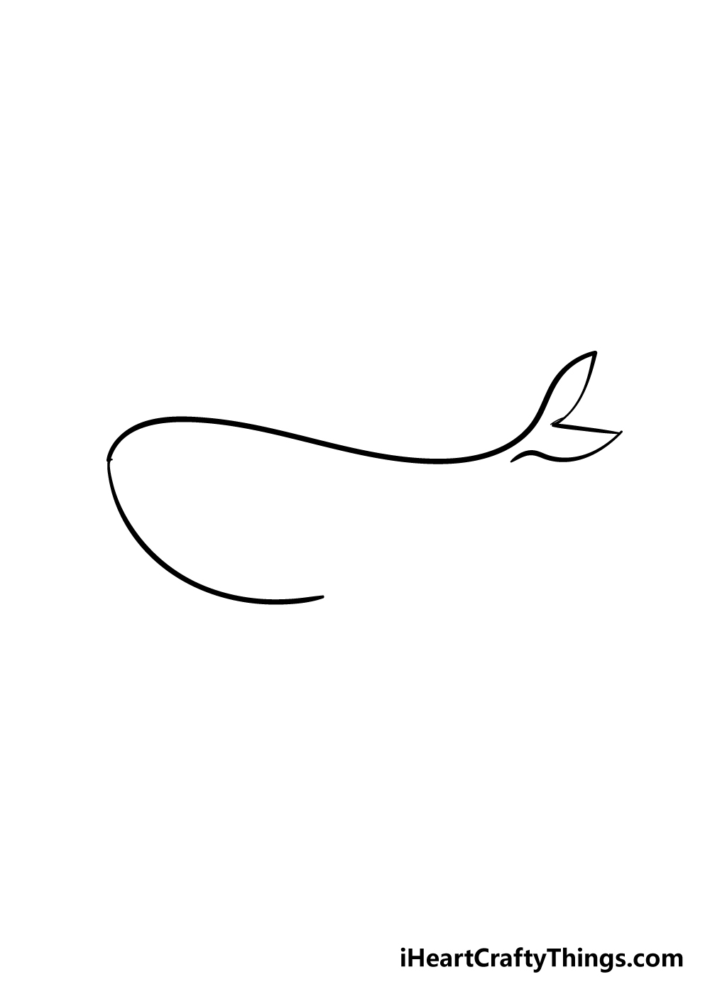 whale drawing step 2