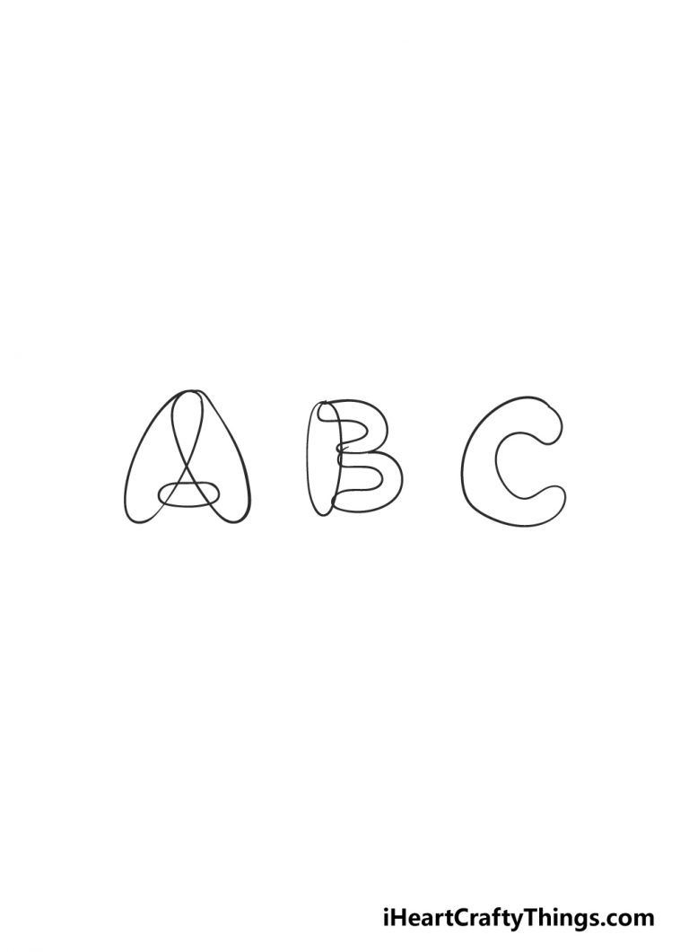 Bubble Letters Drawing How To Draw Bubble Letters Step By Step