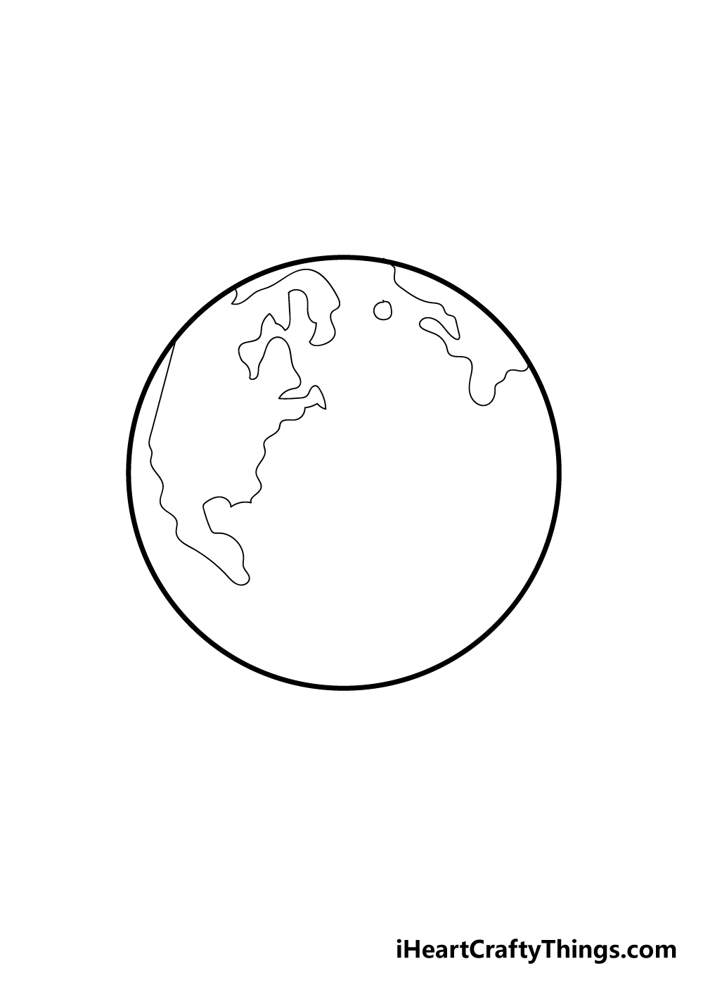 earth drawing step 3