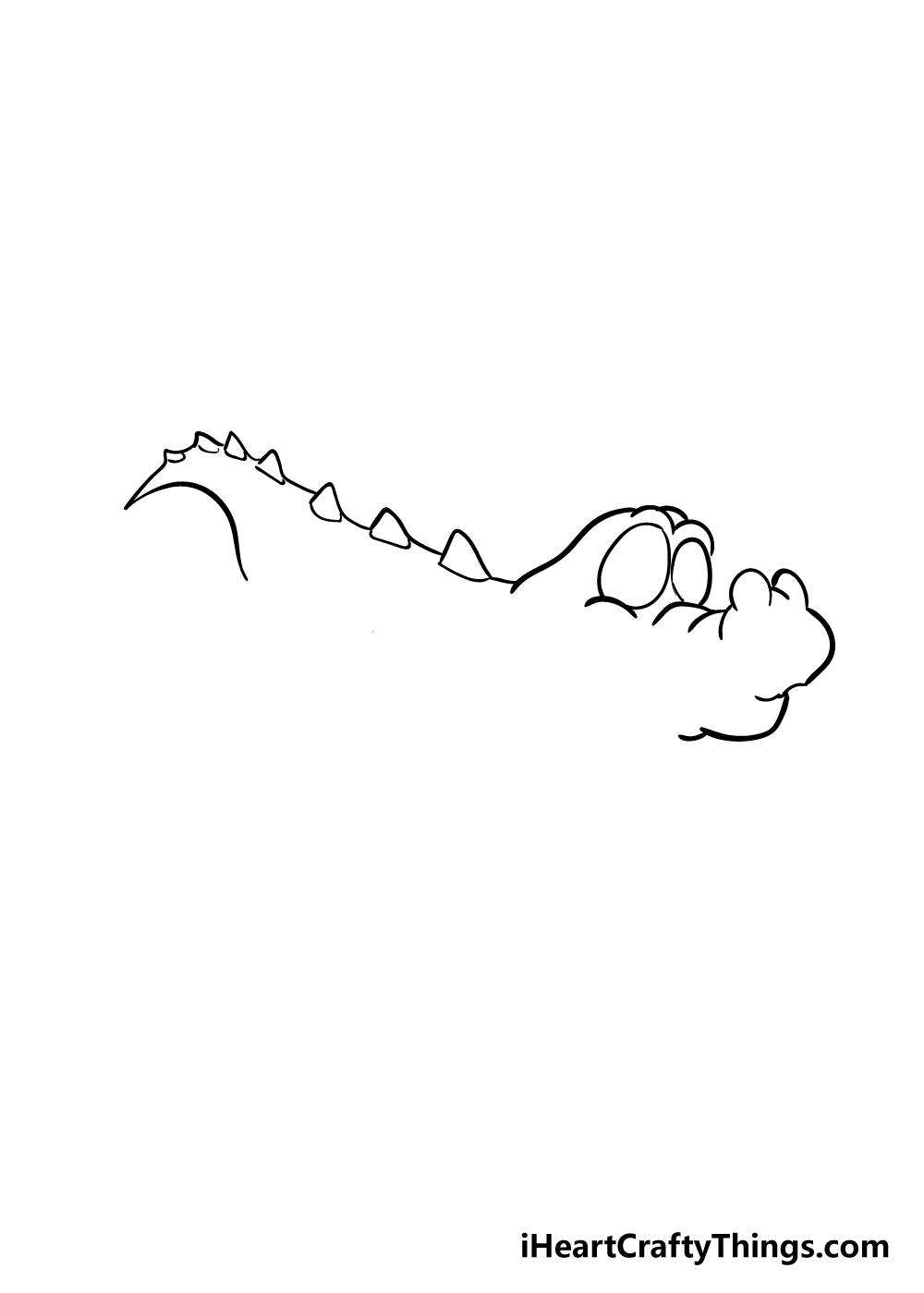 crocodile drawing step 3