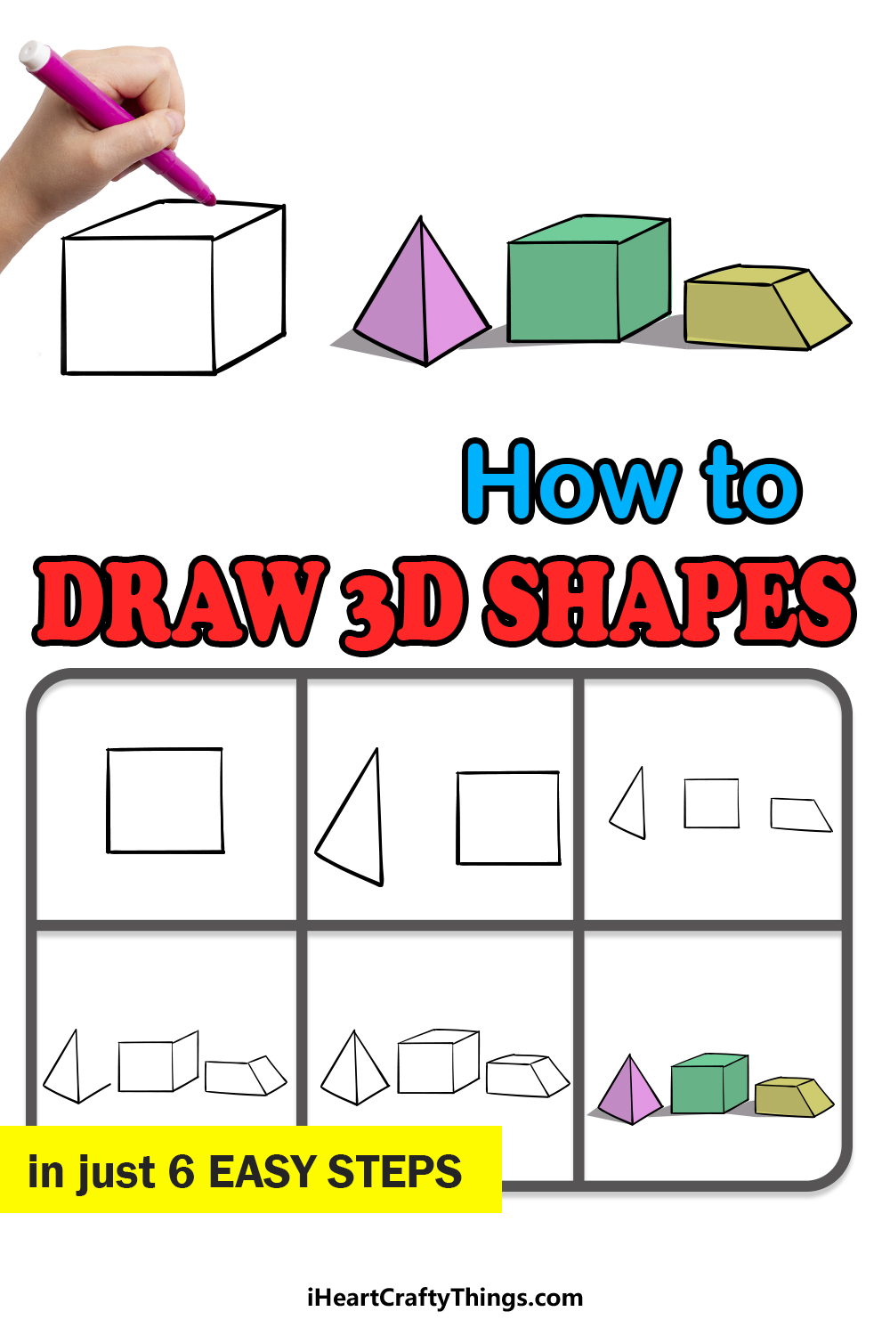 how to draw 3d