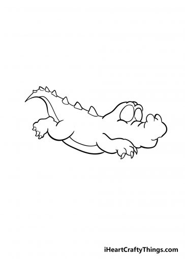 Crocodile Drawing - How To Draw A Crocodile Step By Step