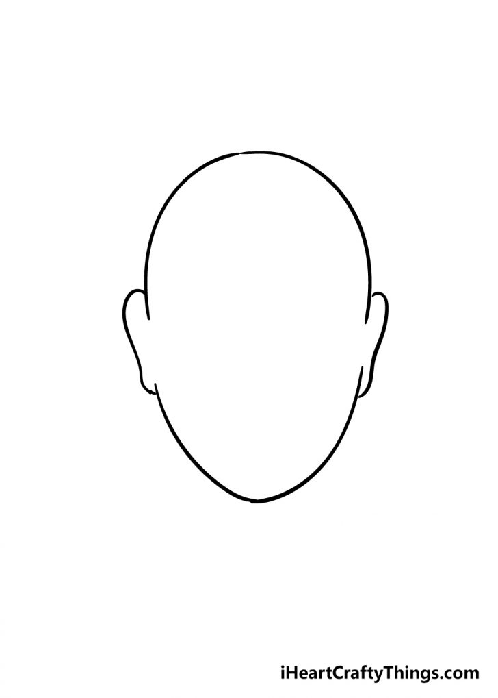 Face Shape Drawing - How To Draw A Face Shape Step By Step
