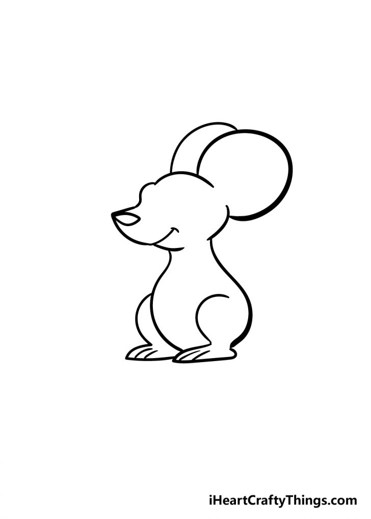 Mouse Drawing - How To Draw A Mouse Step By Step