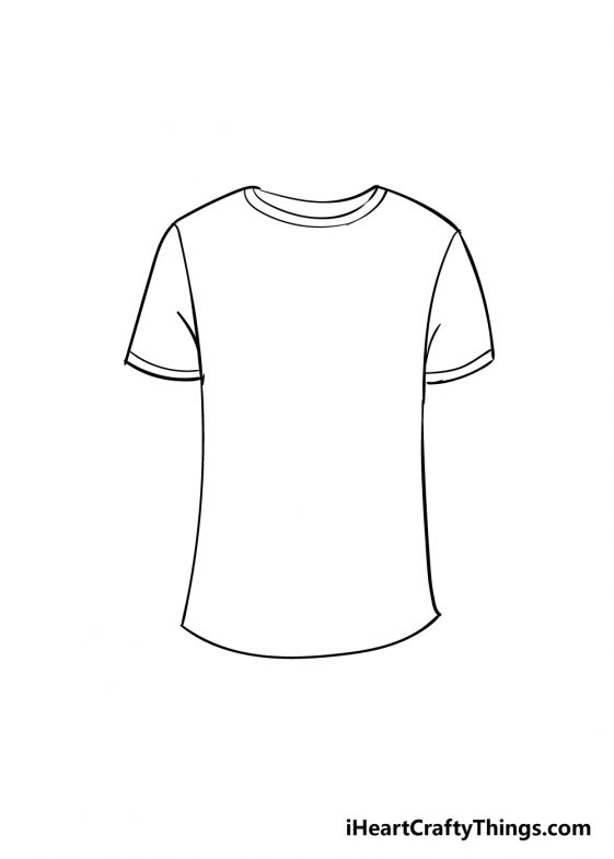 Shirt Drawing How To Draw A Shirt Step By Step 5 27 561x785