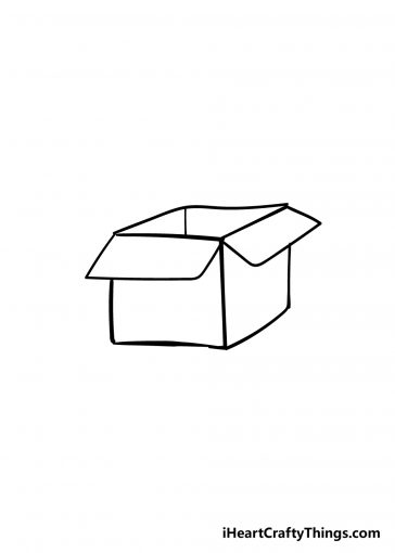 Box Drawing - How To Draw A Box Step By Step