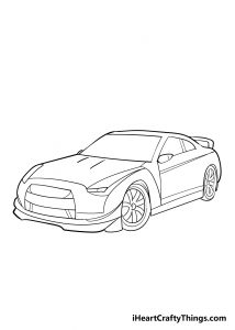 Racecar Drawing - How To Draw A Racecar Step By Step