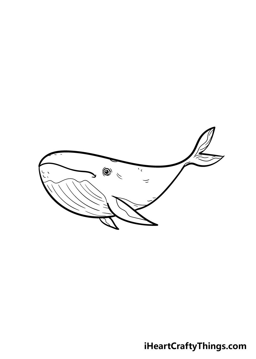 vẽ cá voi bước 6
