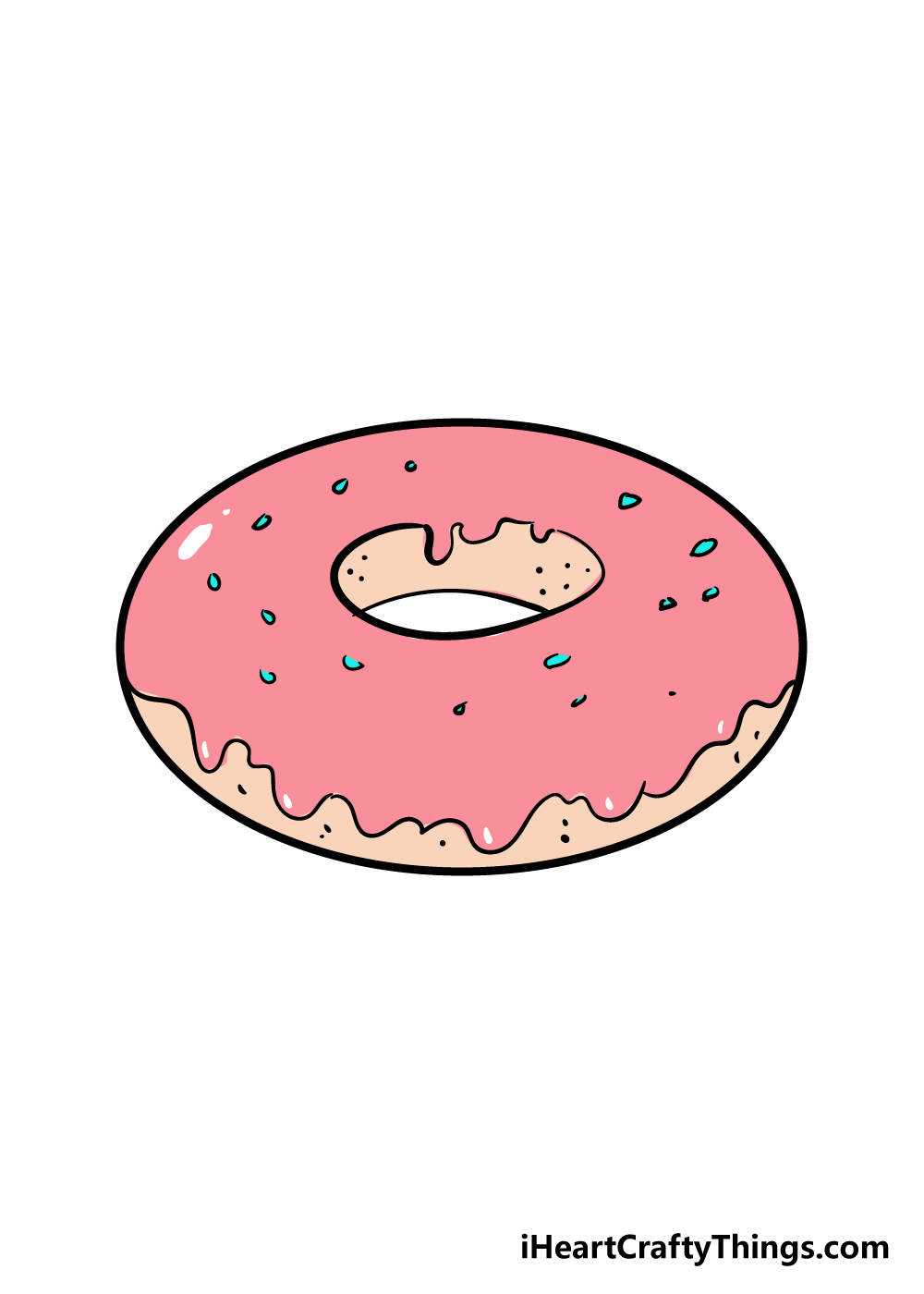 donut drawing step 6