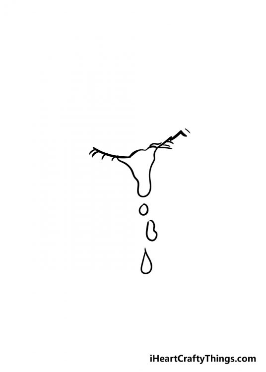 Tears Drawing - How To Draw Tears Step By Step