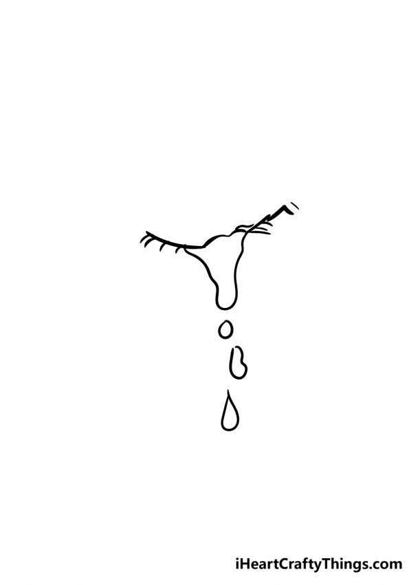 Tears Drawing - How To Draw Tears Step By Step