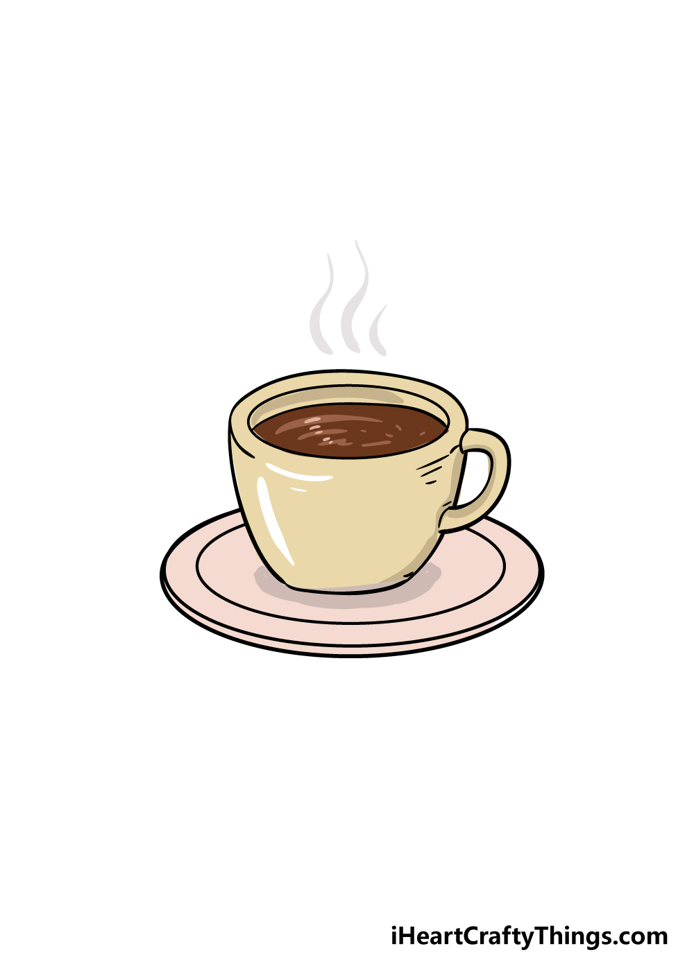 Free Png Coffee Cup Drawing Png Image With Transparent  Coffee Cup Outline  Png Png Download  Transparent Png Image  PNGitem