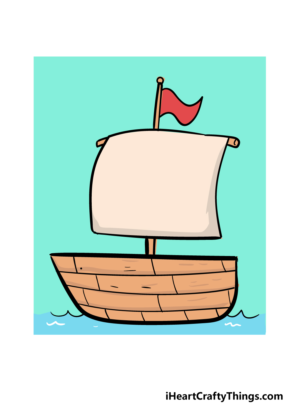 How To Draw A Boat Easy Stap By Stap Craig Ontomprods