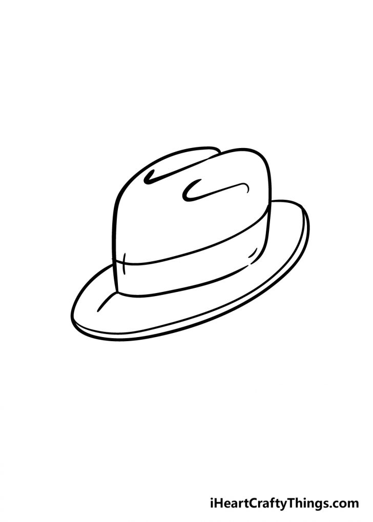 Hat Drawing How To Draw A Hat Step By Step