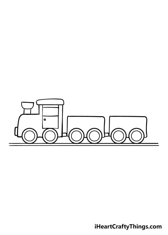 Train Drawing How To Draw A Train Step By Step