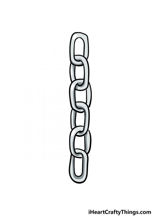 Chains Drawing How To Draw Chains Step By Step