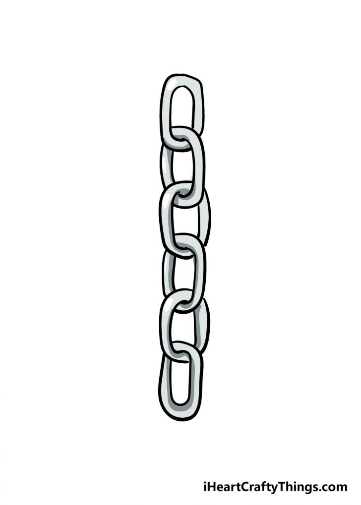 Chains Drawing How To Draw Chains Step By Step