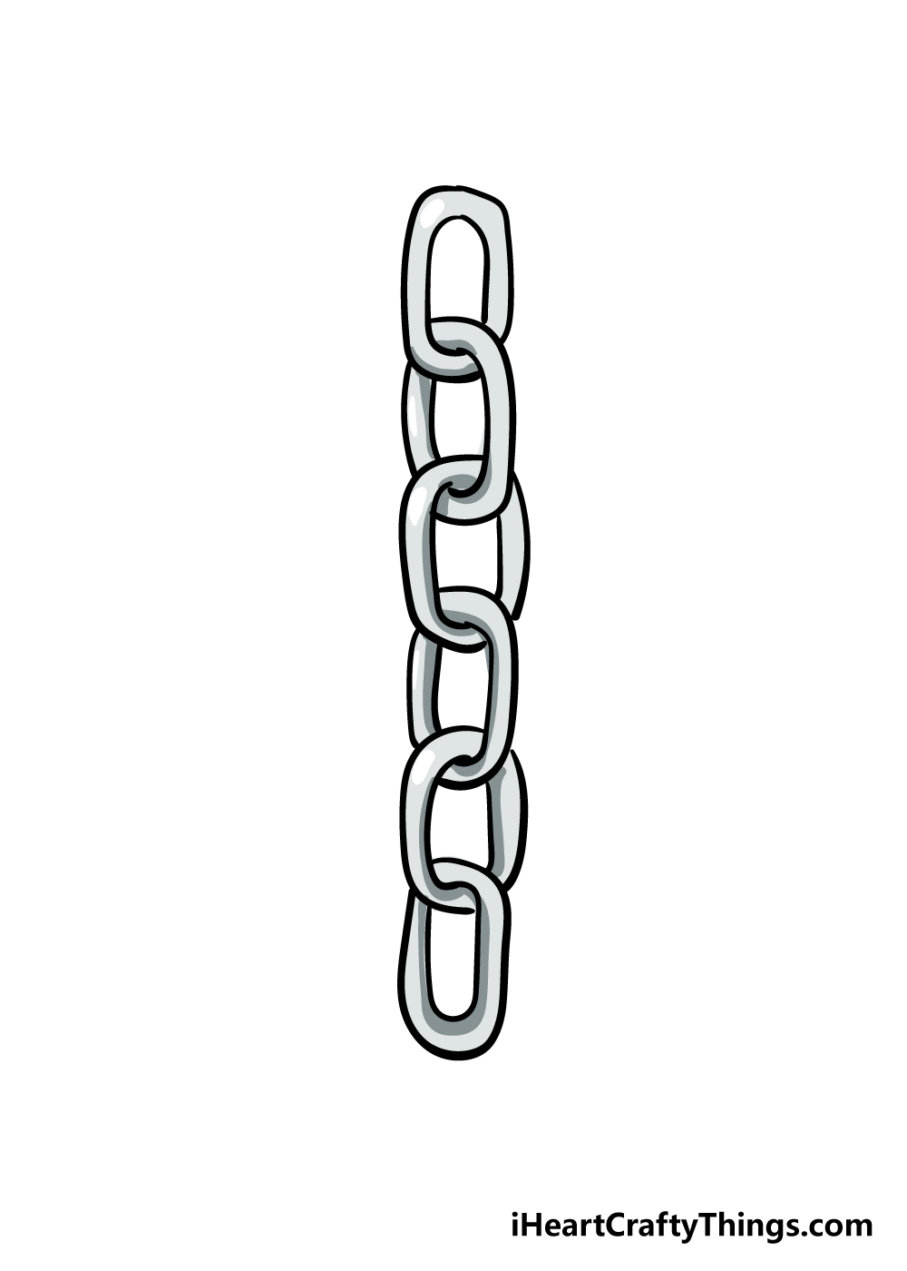 chains drawing step 7