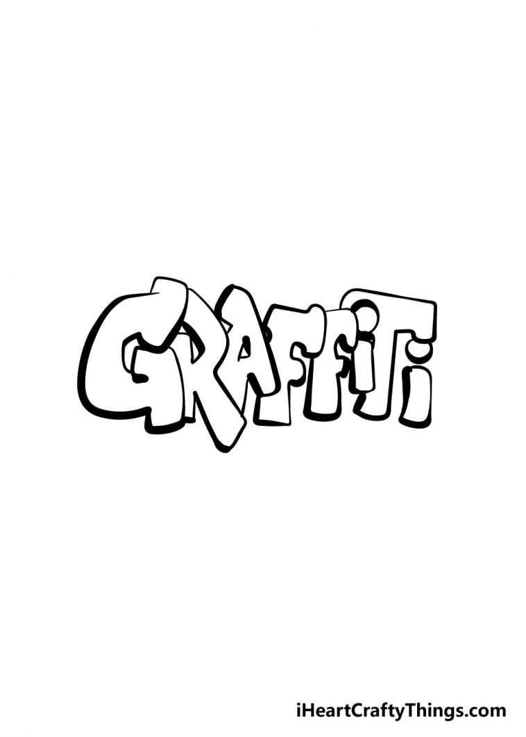 Graffiti Drawing - How To Draw Graffiti Step By Step