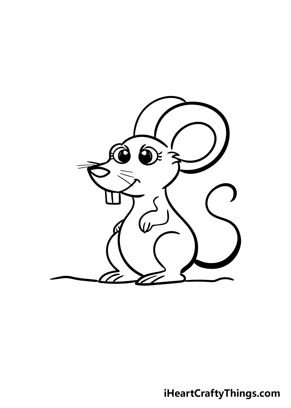 How To Draw A Mouse Face, Step by Step, Drawing Guide, by Dawn - DragoArt