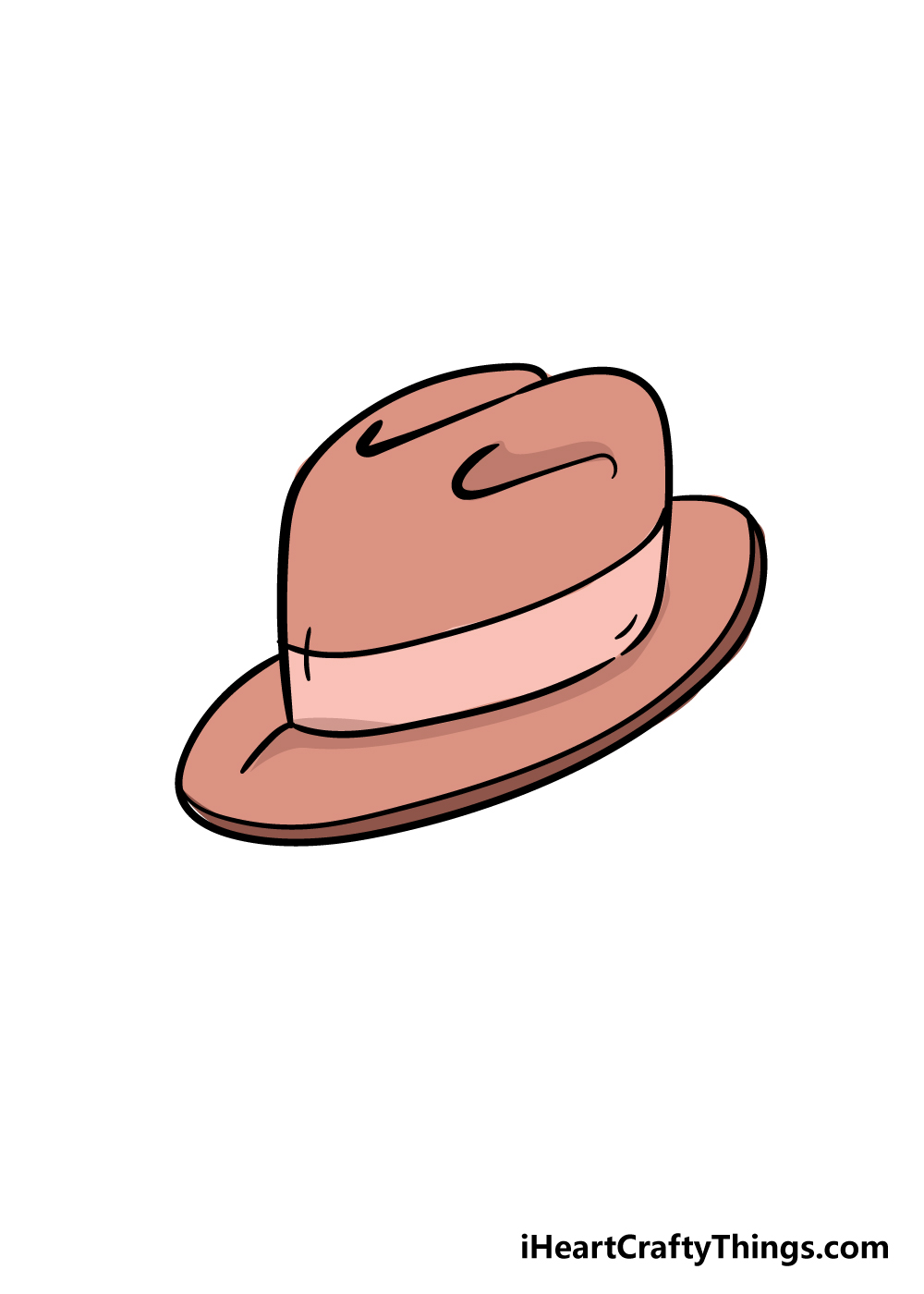 hat drawing step 8