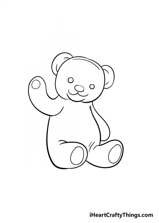 Teddy Bear Drawing - How To Draw A Teddy Bear Step By Step