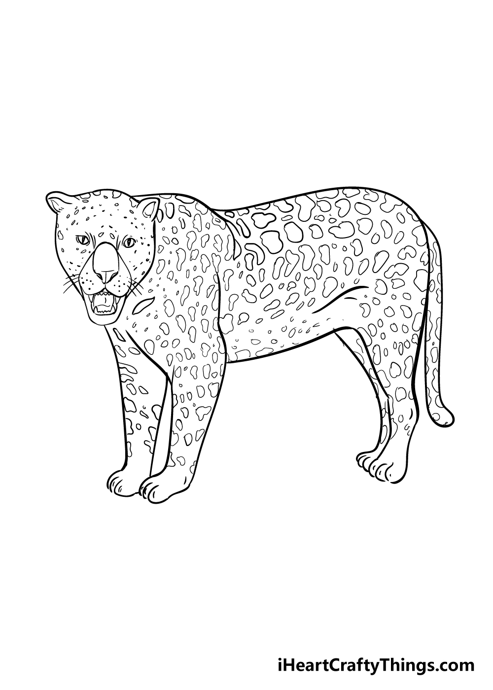 jaguar drawing step 8