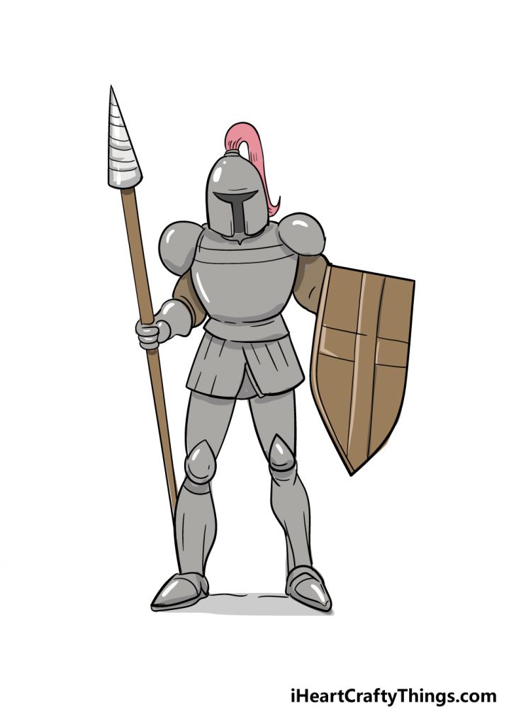 Knight Drawing - How To Draw A Knight Step By Step