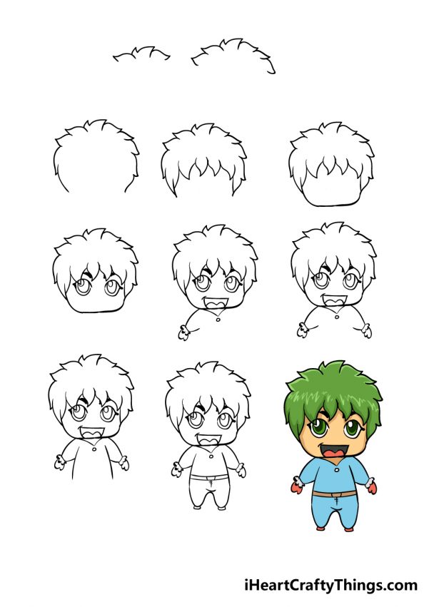 How To Draw Small Characters Chibi Drawing - How To Draw A Chibi Step By Step