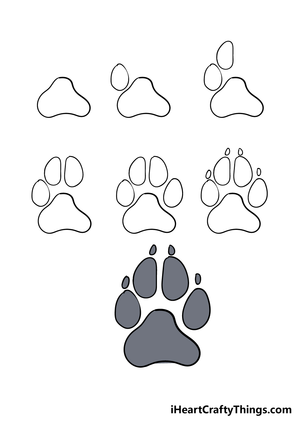 Draw Dog Paw