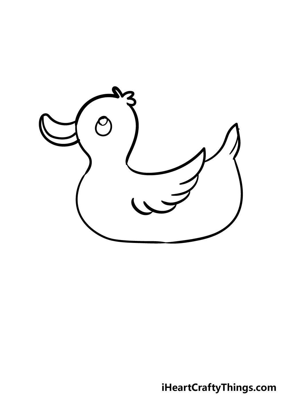 Duck Drawing How To Draw A Duck Step By Step