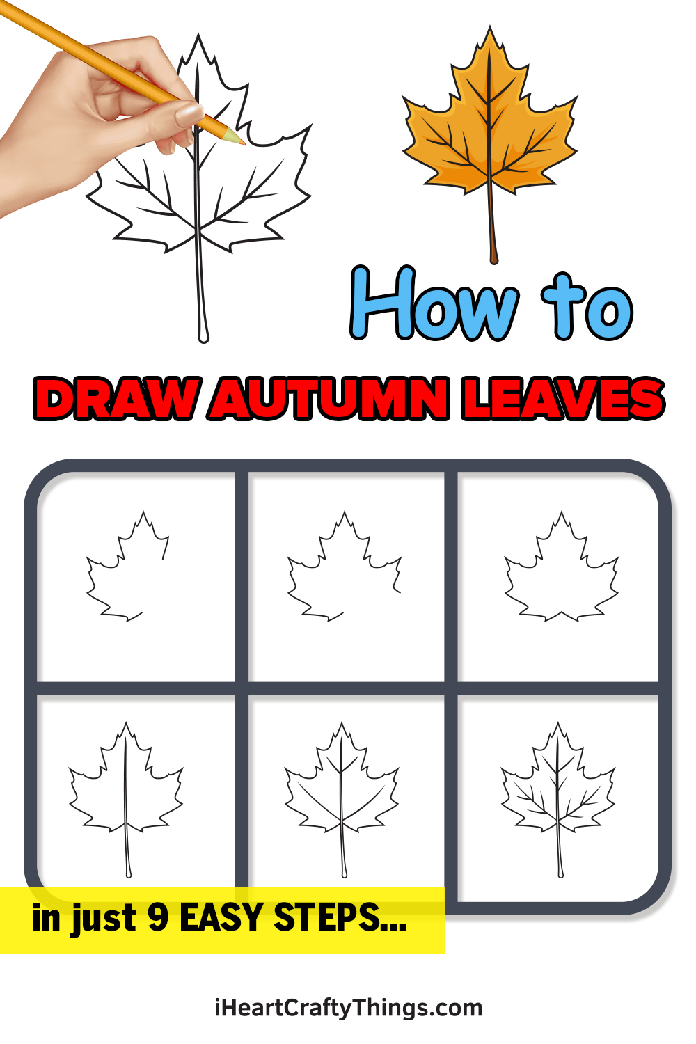 How to Draw Autumn Leaves