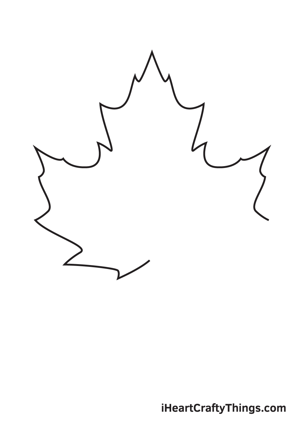 fall leaves drawing step 5