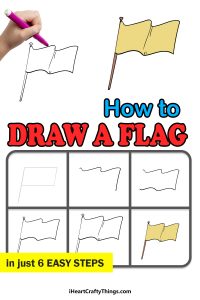 Flag Drawing - How To Draw A Flag Step By Step