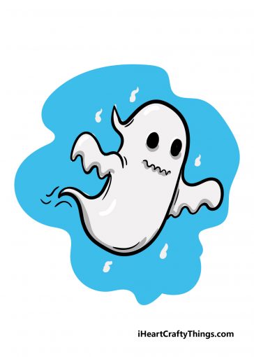 how to draw ghost image