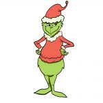 how to draw grinch image