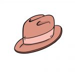 how to draw a hat image