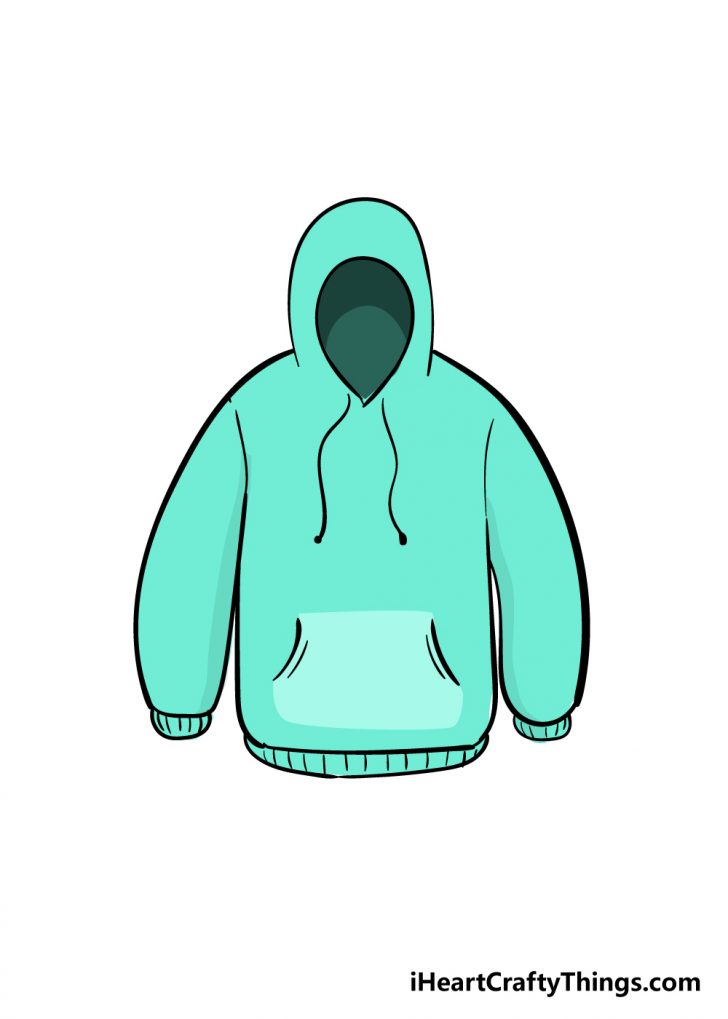 Hoodie Drawing How To Draw A Hoodie Step By Step 7622