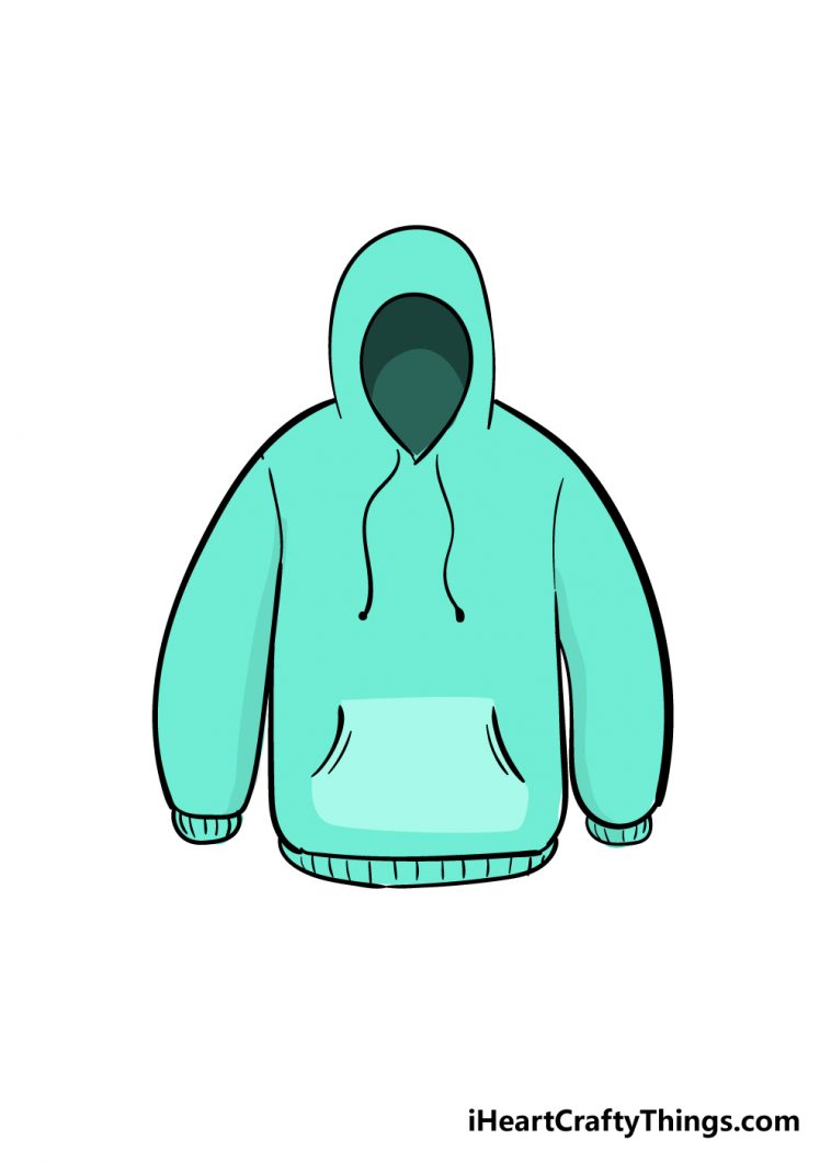 Hoodie Drawing How To Draw A Hoodie Step By Step