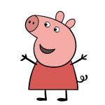 how to draw peppa pig image