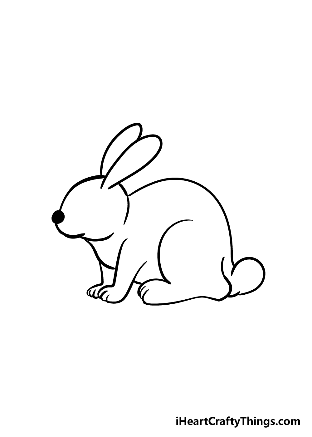 rabbit drawing step 6