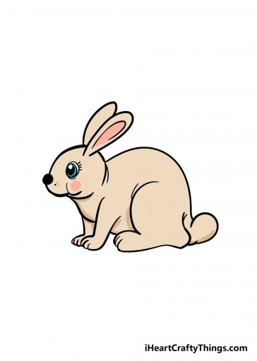 rabbit drawing step 8