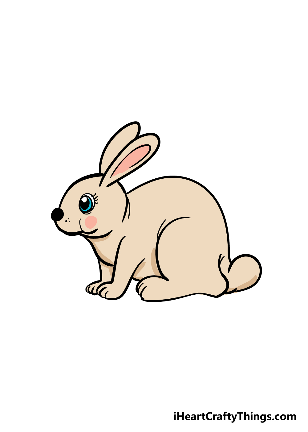 Rabbit Drawing - How To Draw A Rabbit Step By Step