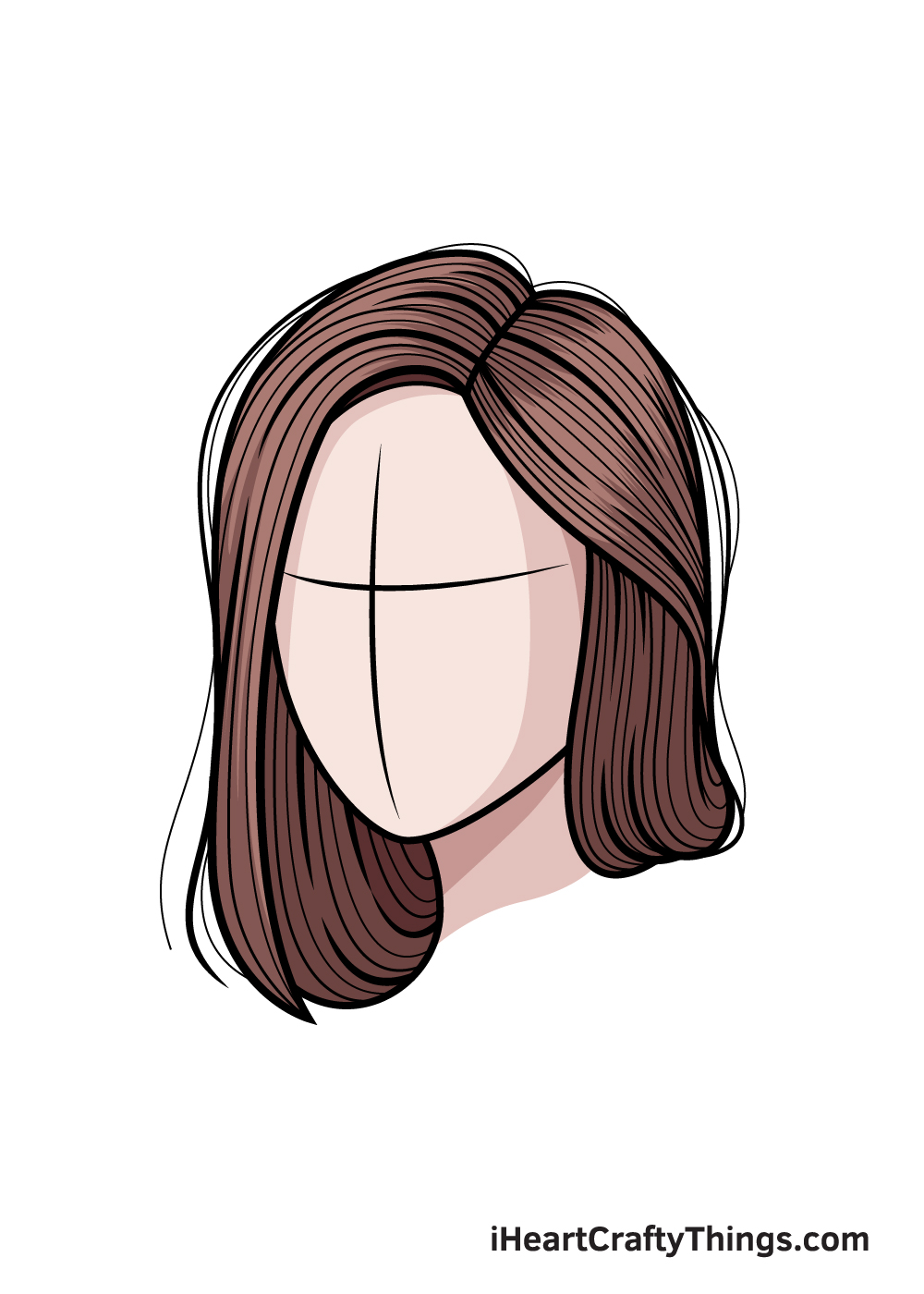 Realistic Hair Drawing How To Draw Realistic Hair Step By Step